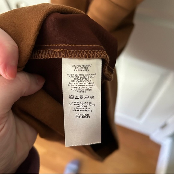 Loft Faux Suede Dress - Picture 6 of 7